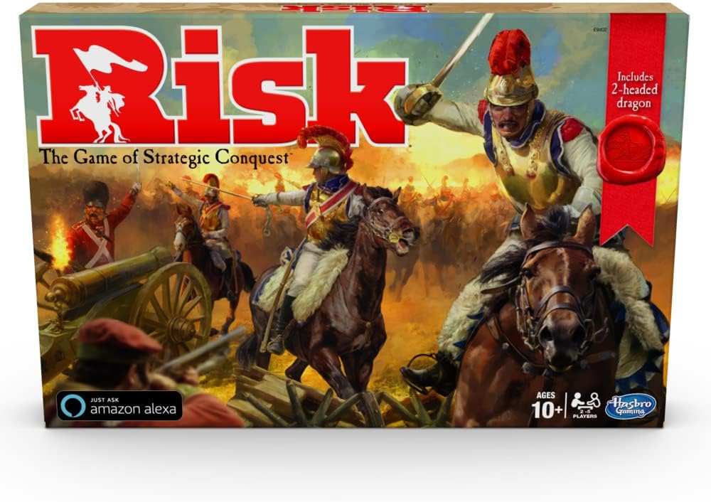 Juego de Estrategia Risk de Hasbro, con Token de Dragón