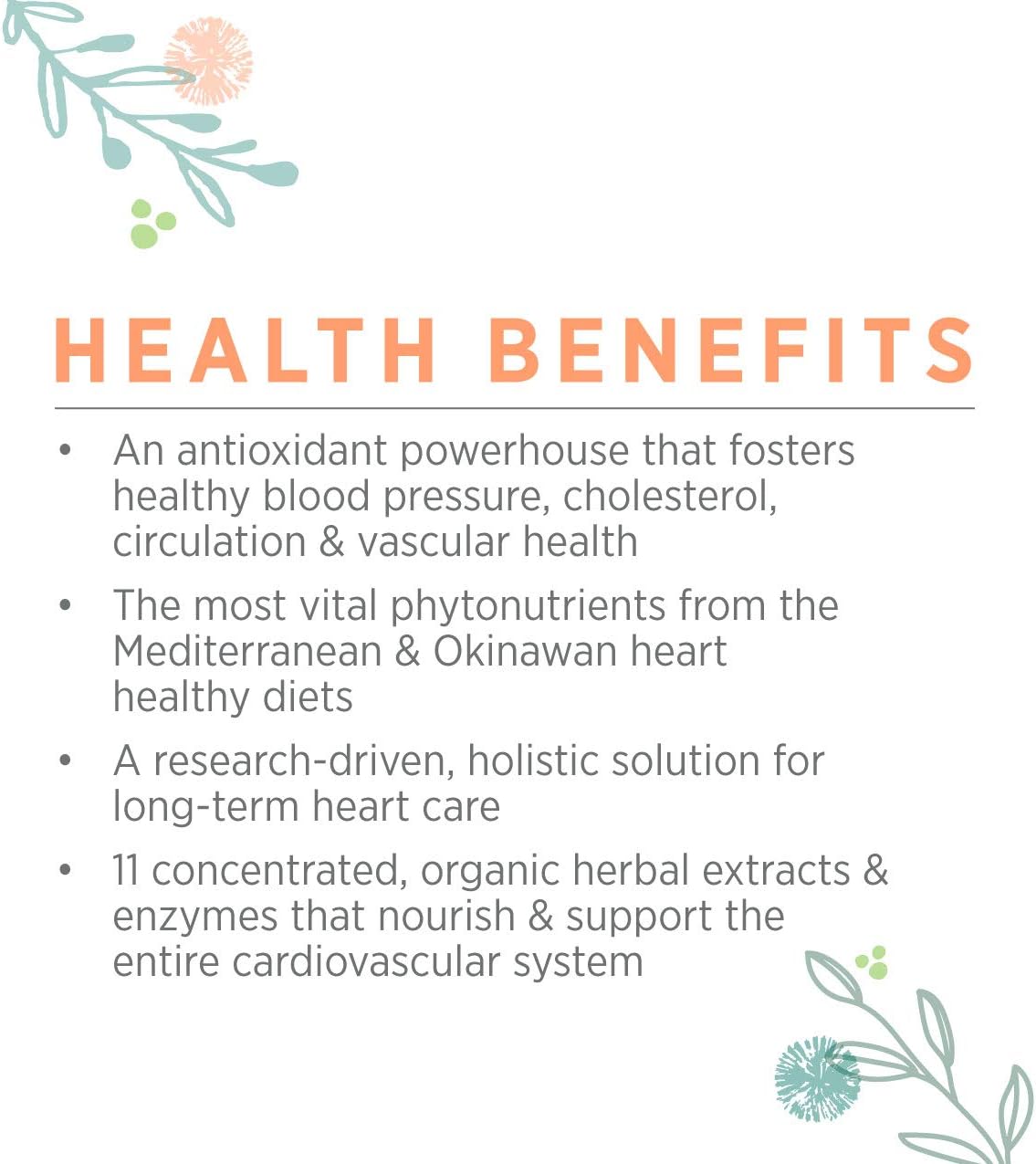 Suplementos Alimenticios Complemento de corazón completo