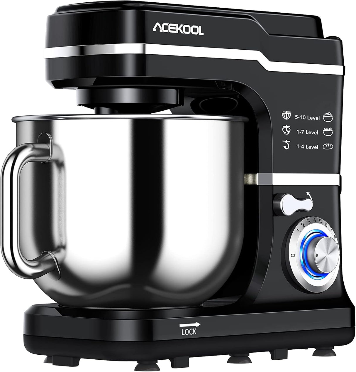 Batidora Acekool 660W 10 velocidades 7.5 Qt MK-5101