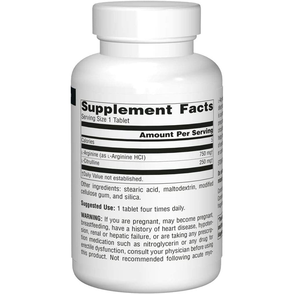 Suplemento L-Arginina L-citrulina Complejo