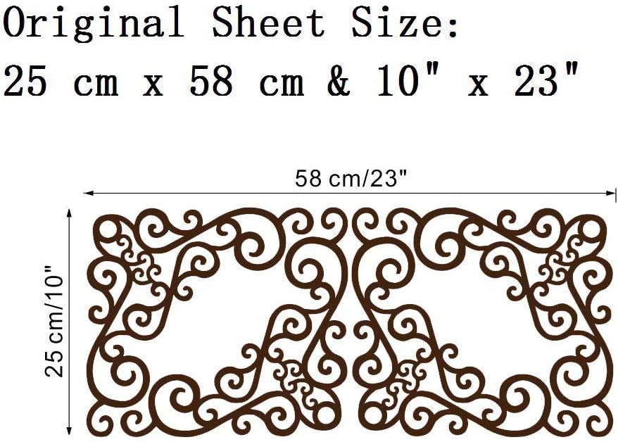 Vinilos Decorativos BIBITIME para Ventanas y Puertas 10 x 23