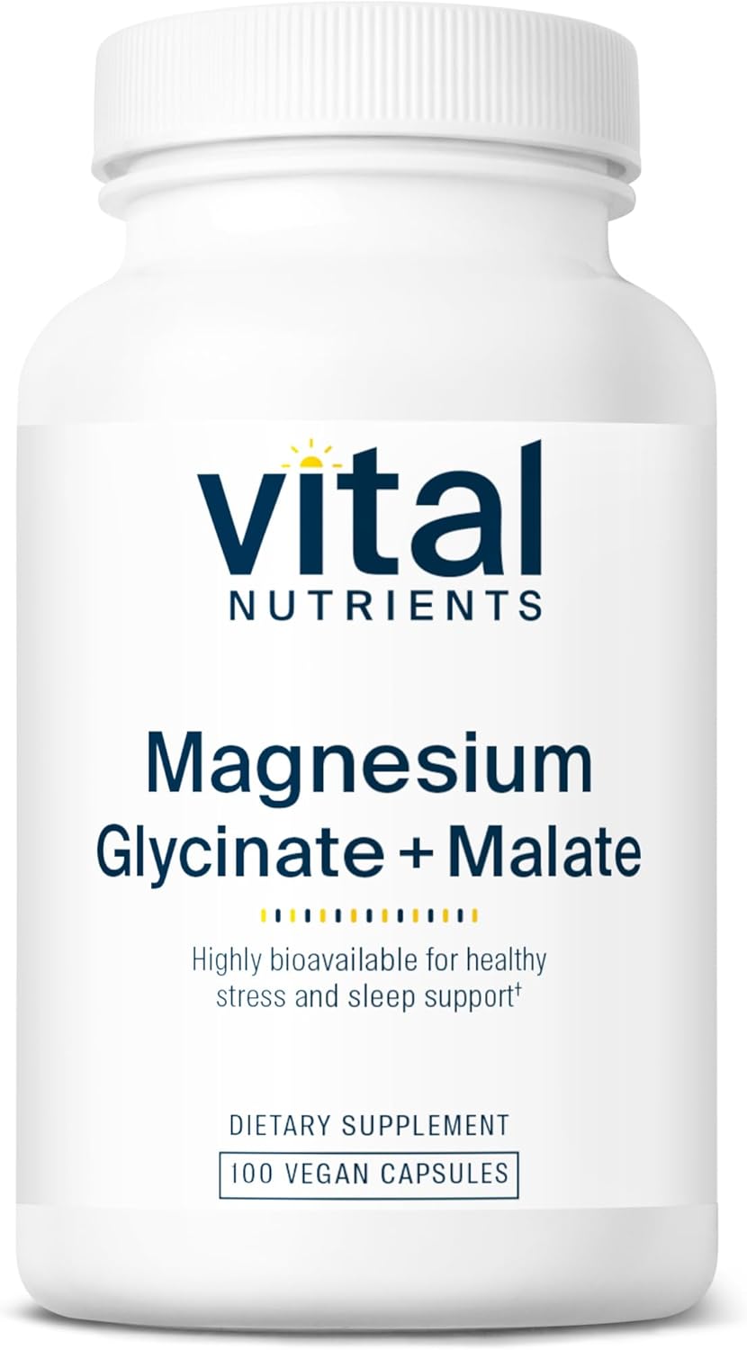 Magnesio Glycinato + Malato Vital Nutrients 120 cápsulas