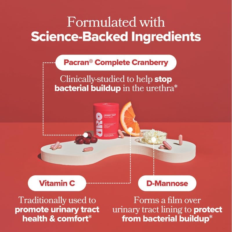 Suplemento Salud Urinaria Femenina con Arándano y D-manosa
