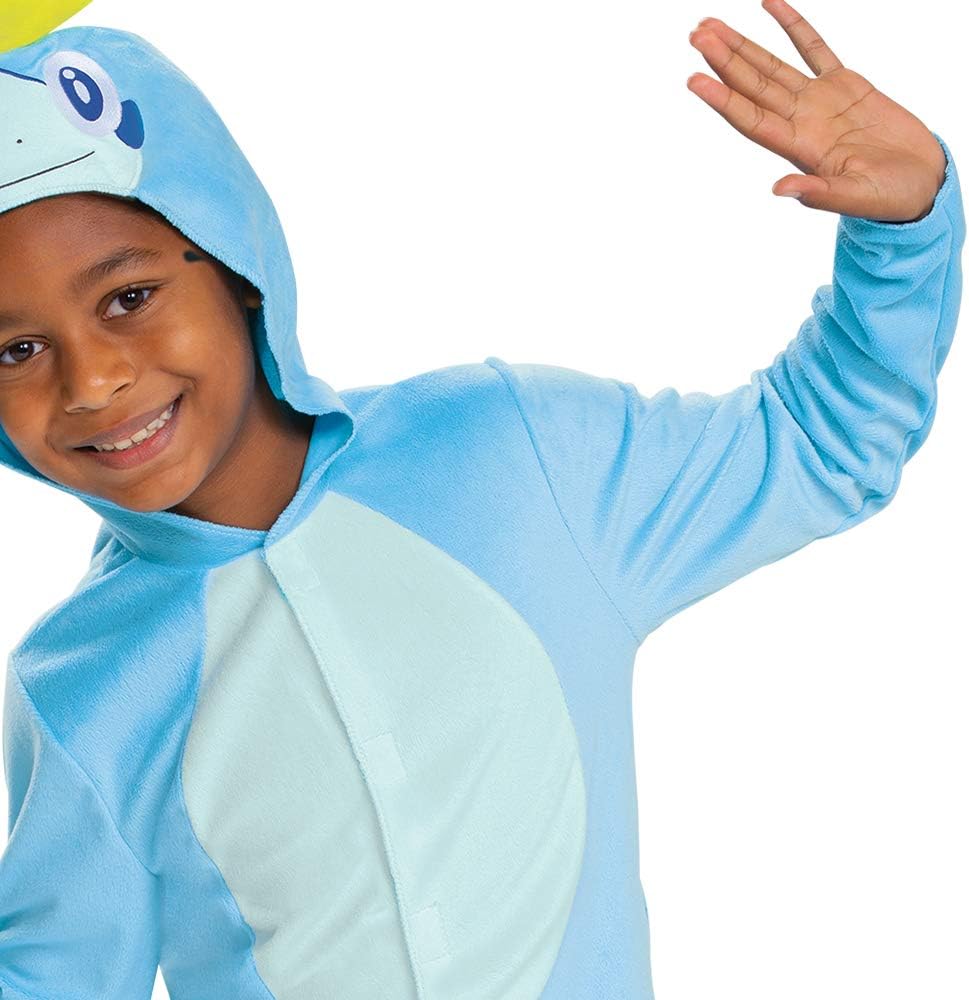 Disfraz Sobble Pokémon, Jumpsuit con Capucha y Aleta, Clásico
