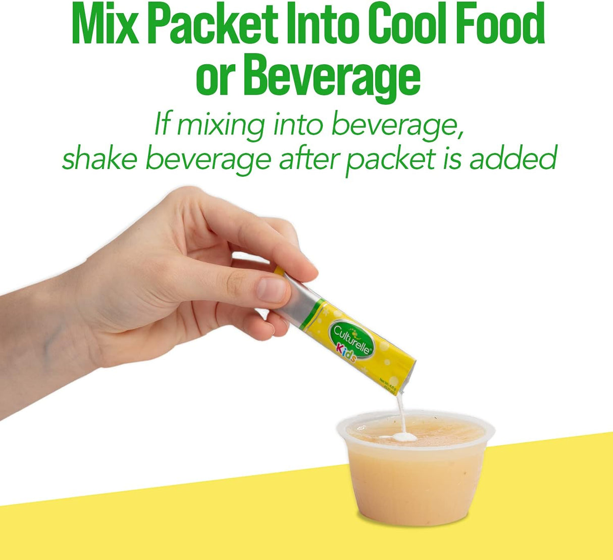 Suplemento alimenticio de fibra y probióticos para niños