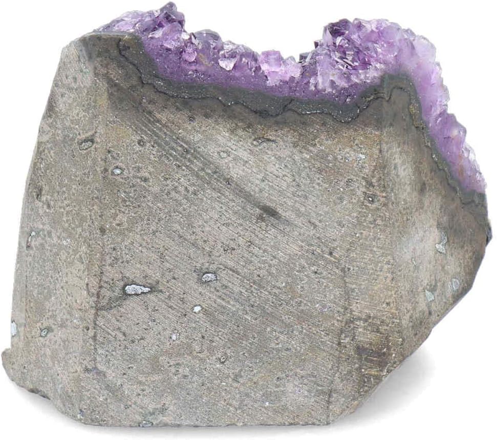 Piedra de amatista súper drusa púrpura profunda, sin pulir