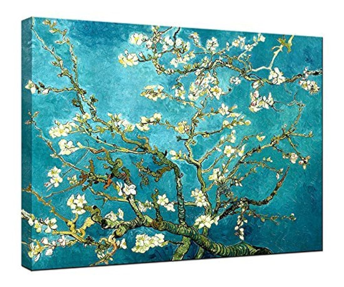 Cuadro lienzo de impresión gliclee, Almendro en flor