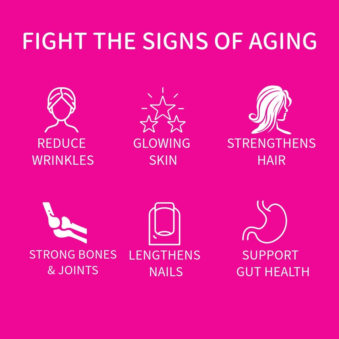 Suplemento Polvo de colágeno marino Vitamina C zinc niacina