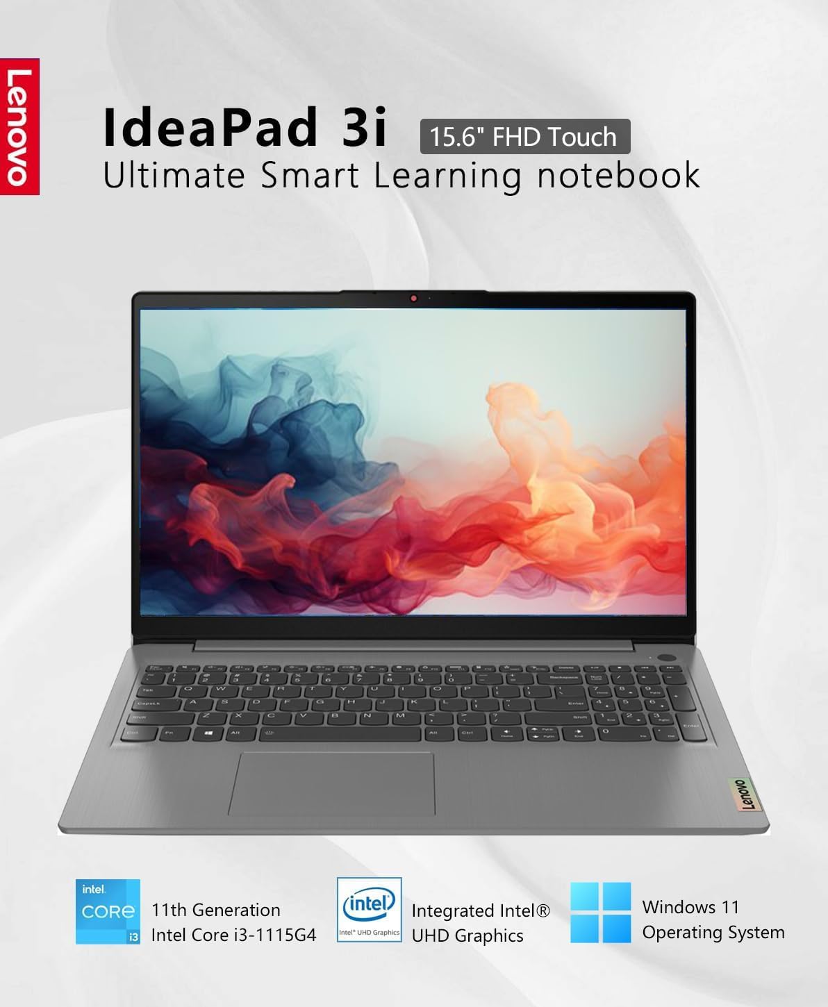 Laptop Lenovo Ideapad 3i 15.6 Touchscreen, 40GB RAM, i3