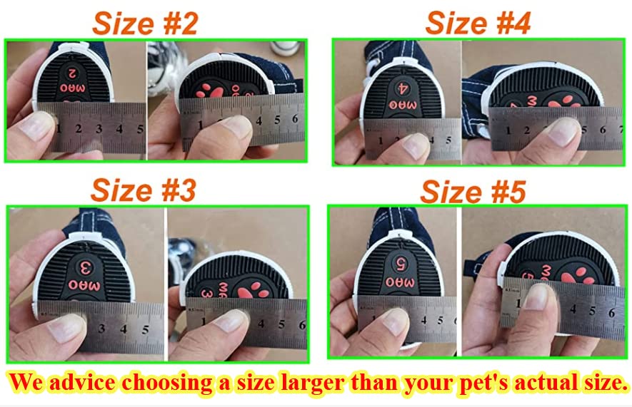 abcGoodefg Pet Dog Puppy Canvas Sport Shoes Sneaker Boots, Outdoor Nonslip Causal Shoes, Rubber Sole+Soft Cotton Inner Fabric