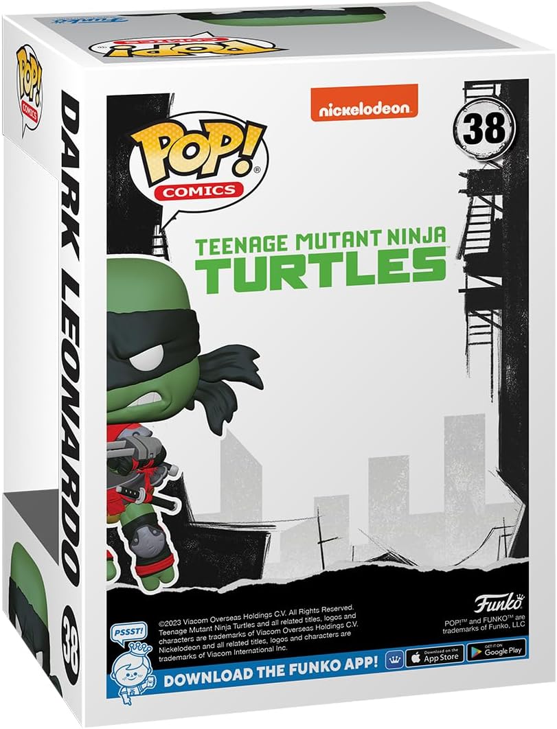 Figurita Vinilo: Teenage Mutant Ninja Turtles - Dark Leonardo Exclusive