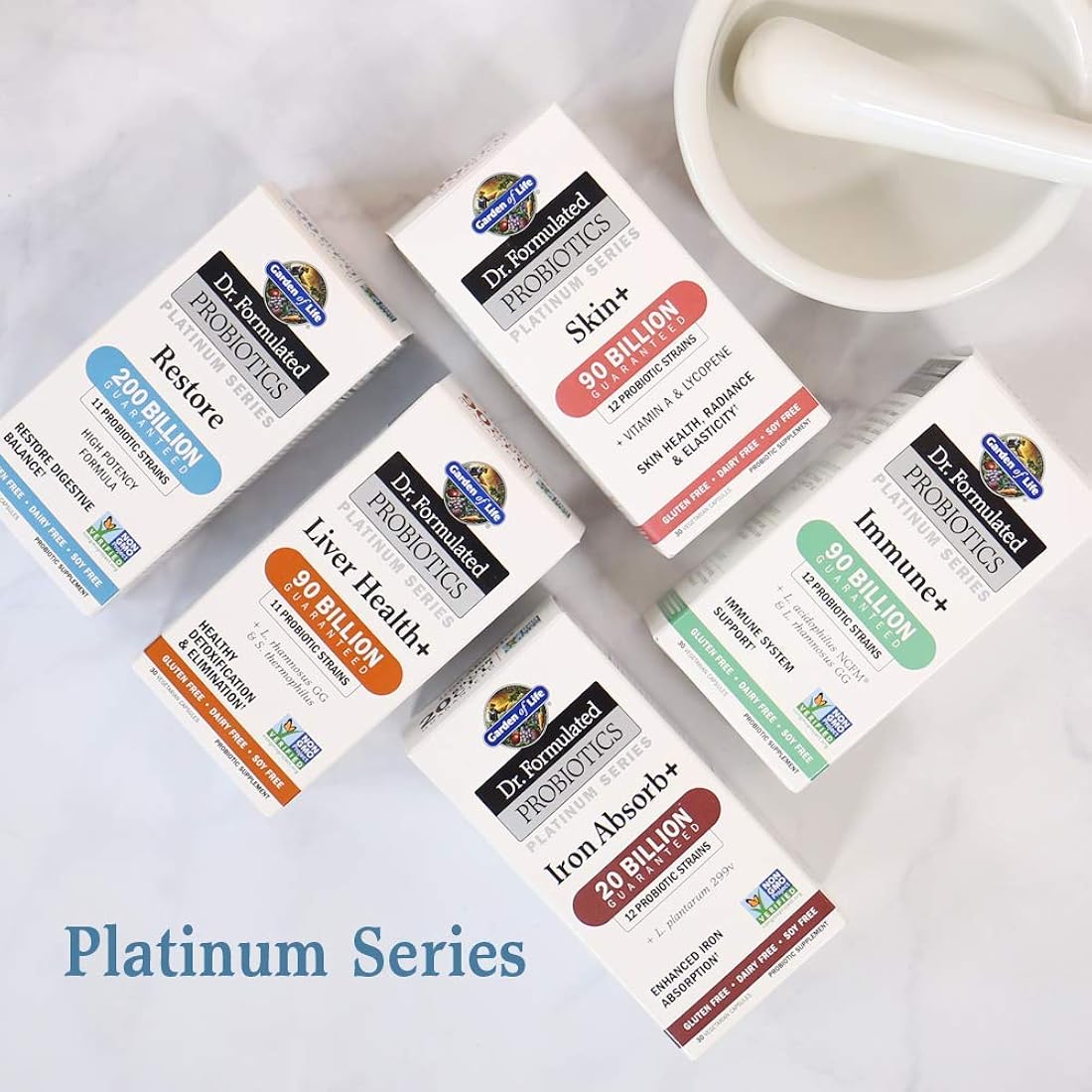 Suplemento Formulated Probiotics Platinum Series Restore