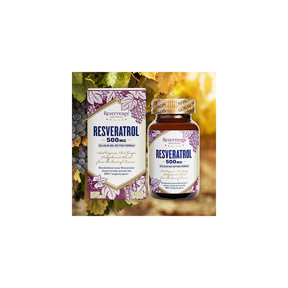 Suplementos Resveratrol 500 mg