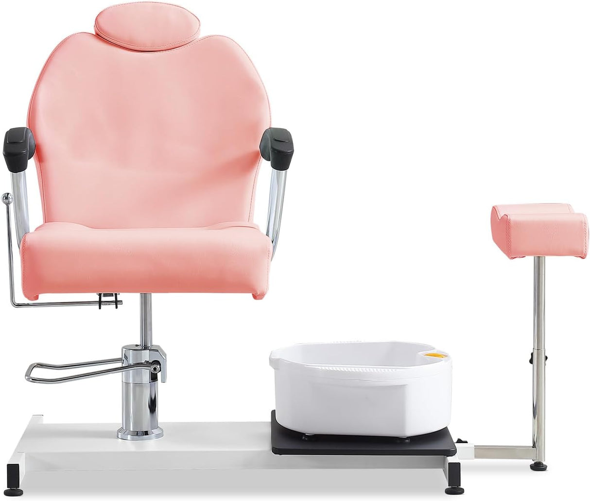 OKAKOPA Estación de pedicura portátil reclinabl para pies, reposacabezas