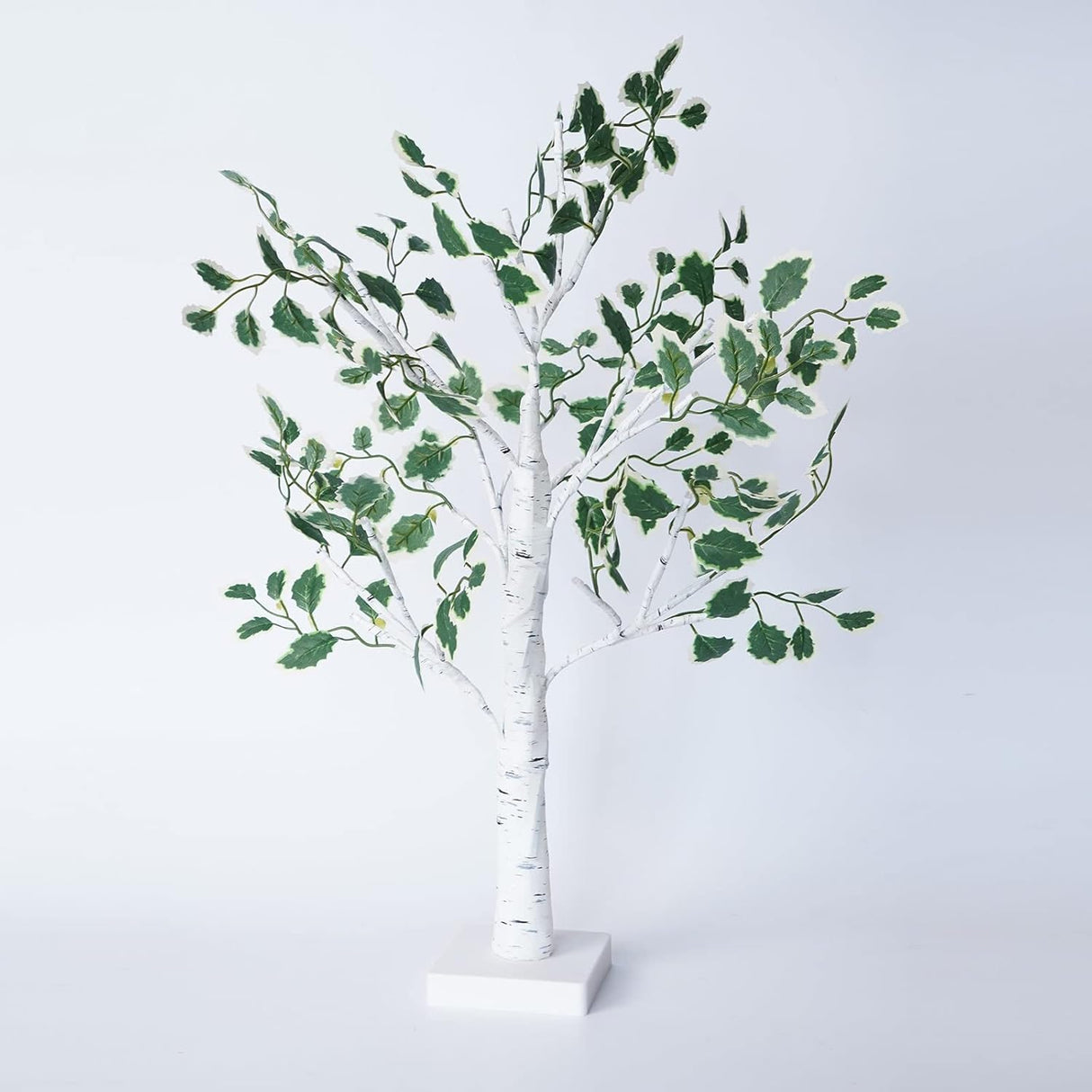 Árbol de Luz LED de 2 pies, con 24 luces, decoración navideña