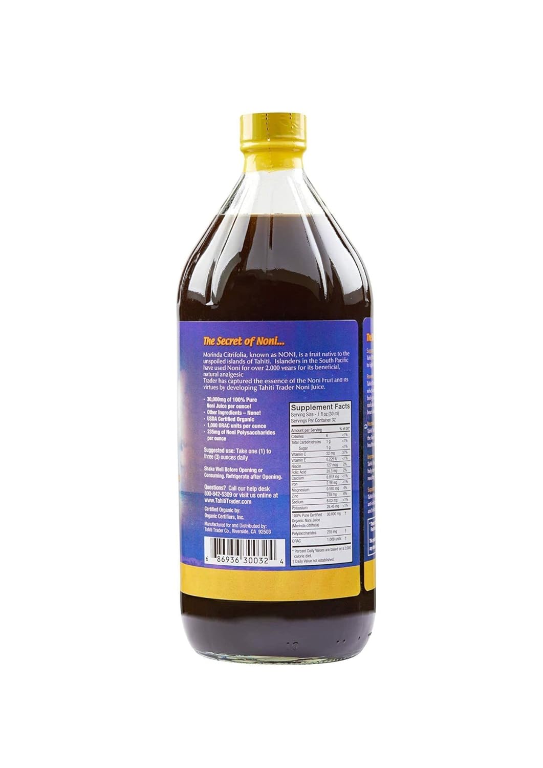 Suplemento Jugo de noni alta potencia fermentado en vinagre