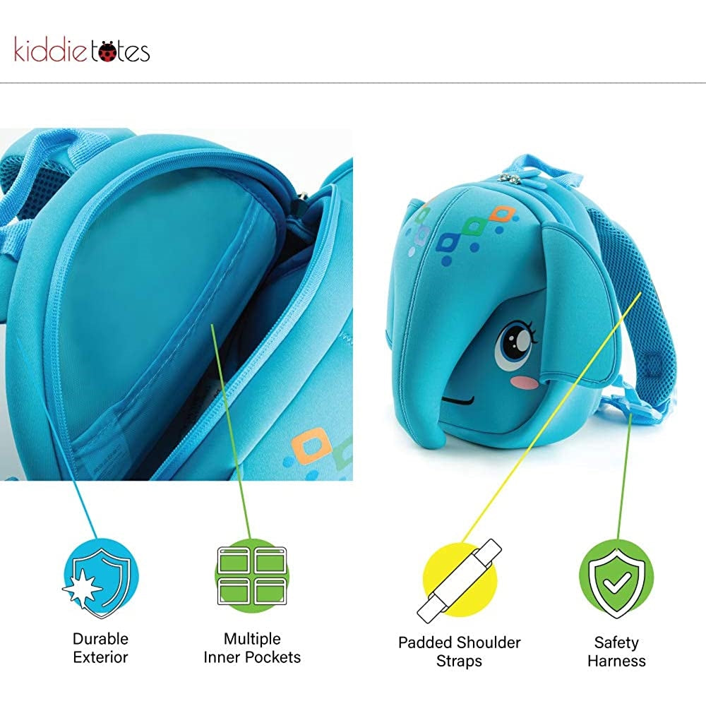 Morral para niños Elefante Azul