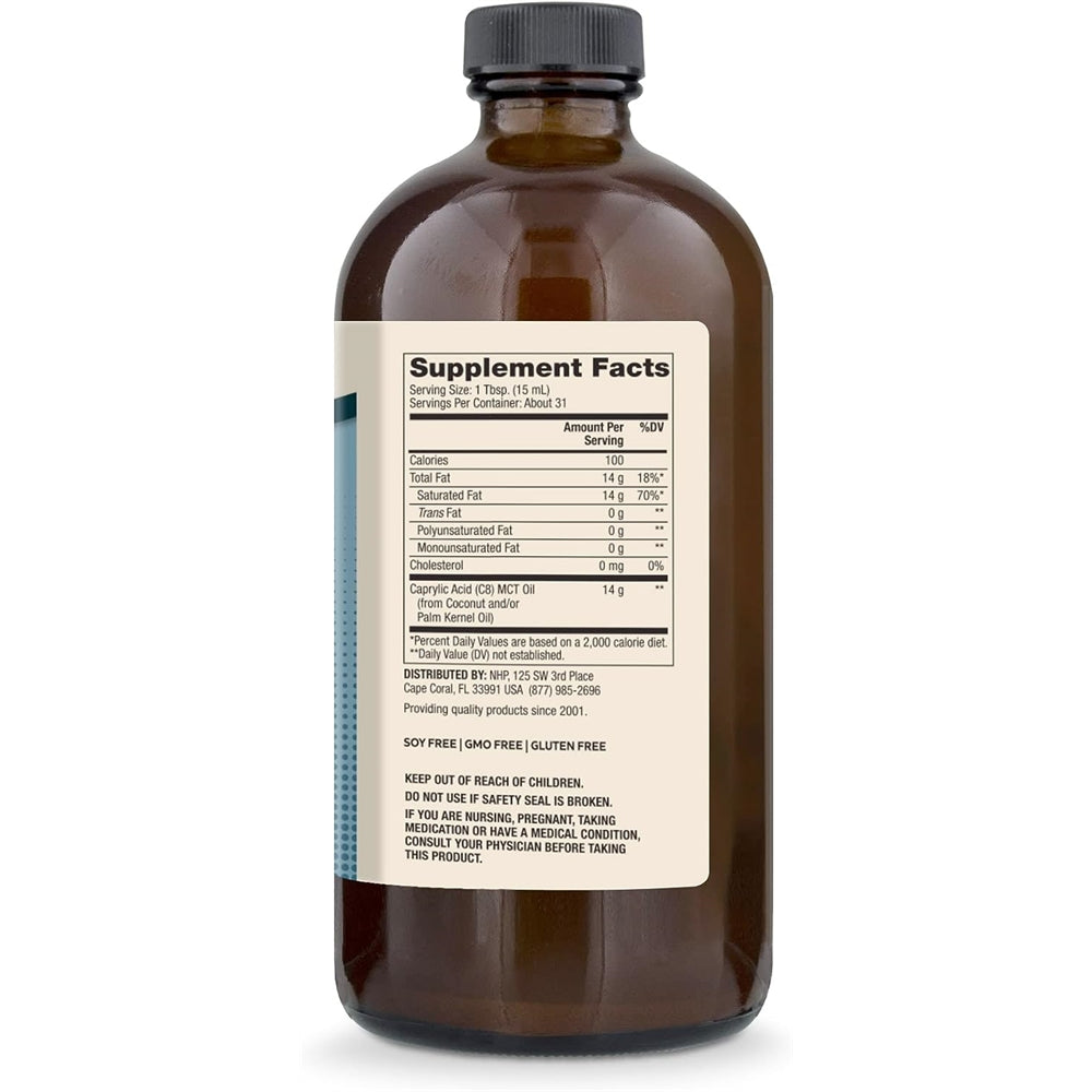 Suplemento Biothin Ketone Energy Aceite MCT ácido caprílico