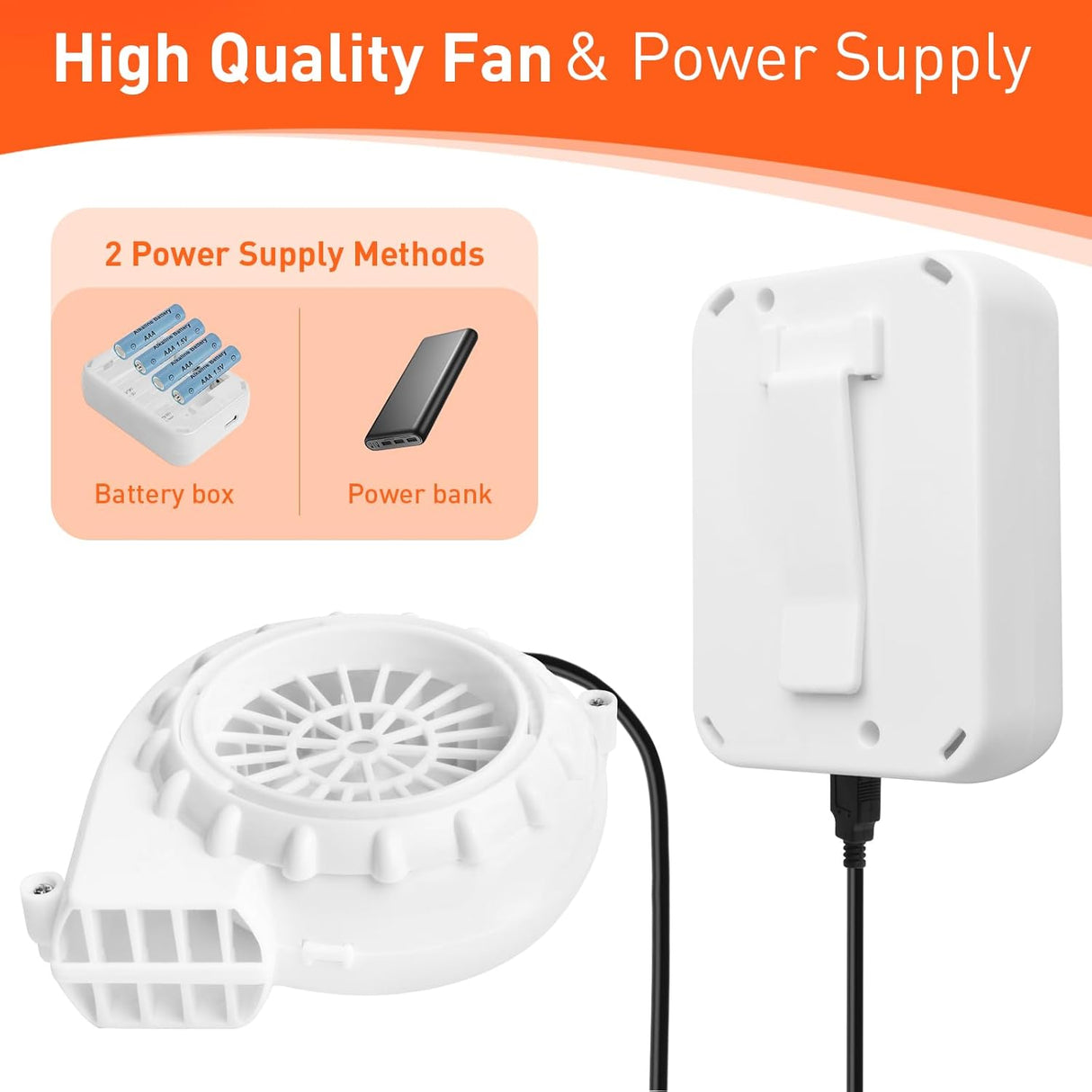 Ventilador Inflable para Disfraz, Mini Bomba, Reemplazo