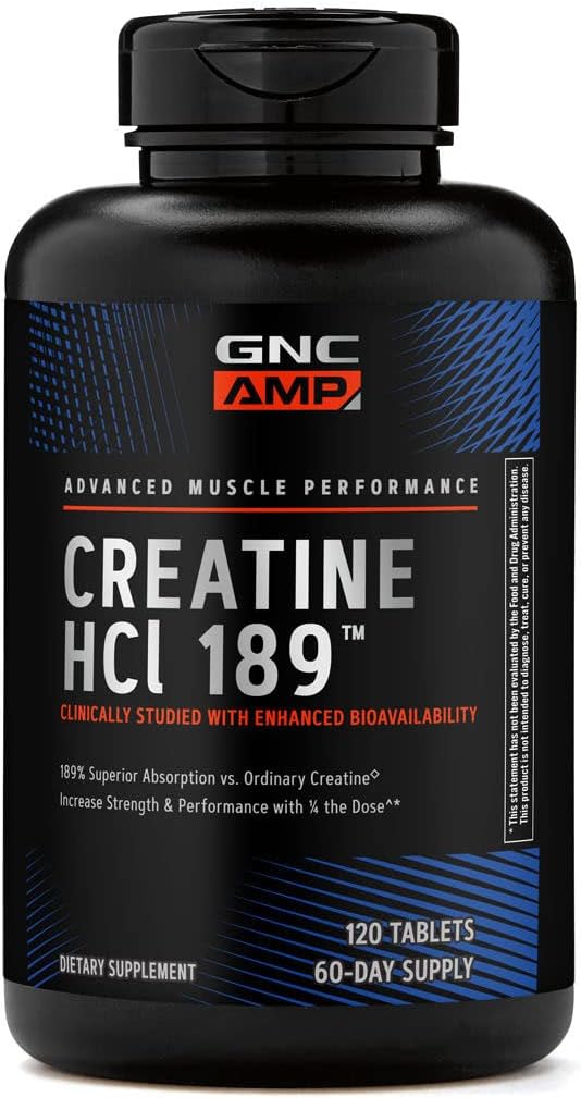 GNC AMP HCl 189, 120 comprimidos