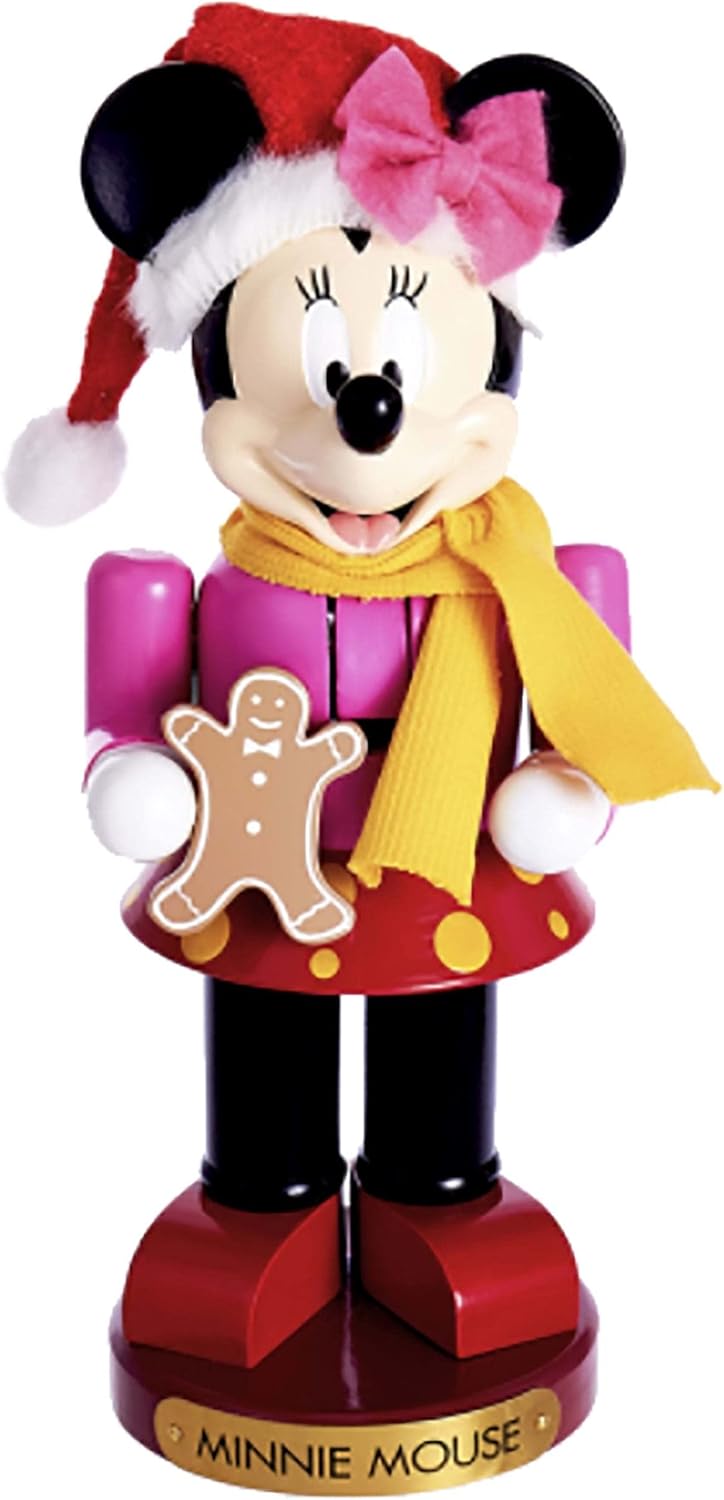 Nutcracker Minnie Mouse de Kurt Adler, figura decorativa navideña