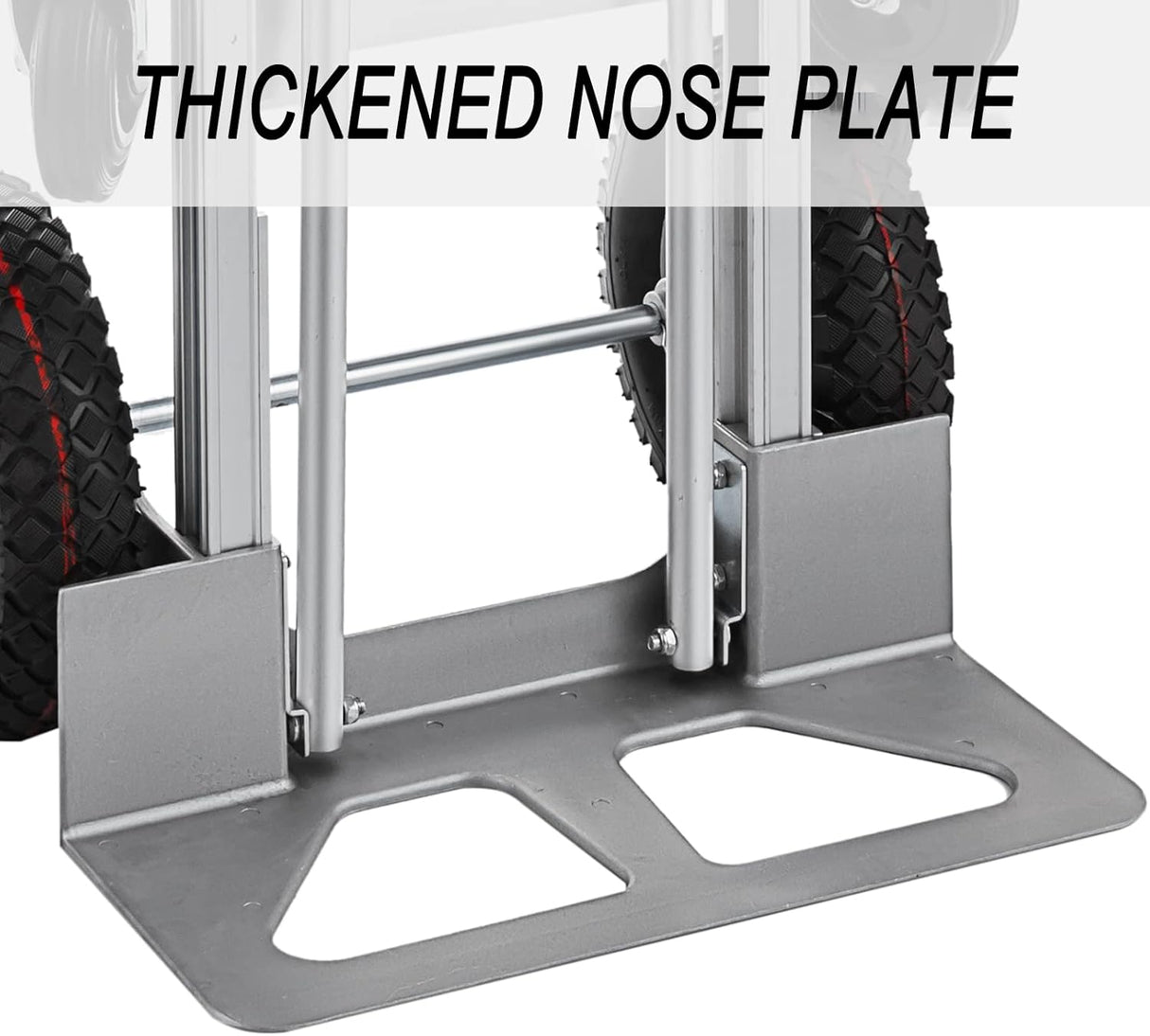 Carretilla 3 en 1, capacidad 1000 lbs, construcción duradera