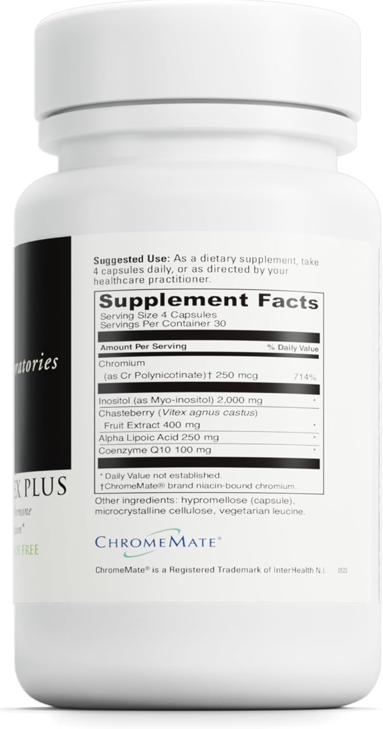 DaVinci Labs Inositol + Vitex para Hormonas 120 Cápsulas