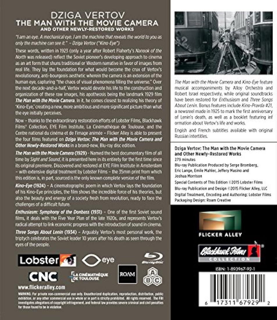 Dziga Vertov: El hombre con la cámara de cine y otras obras