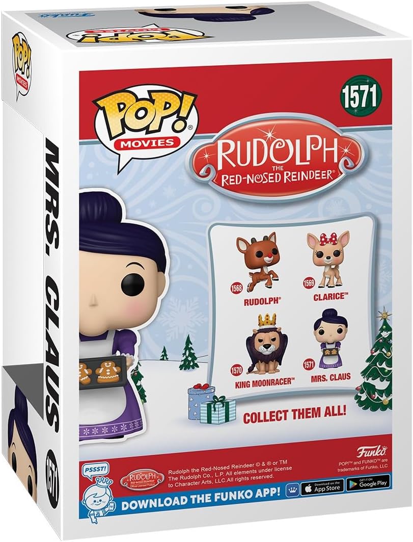 Funko Pop! Movies: Rudolph - Sra. Claus, figura coleccionable