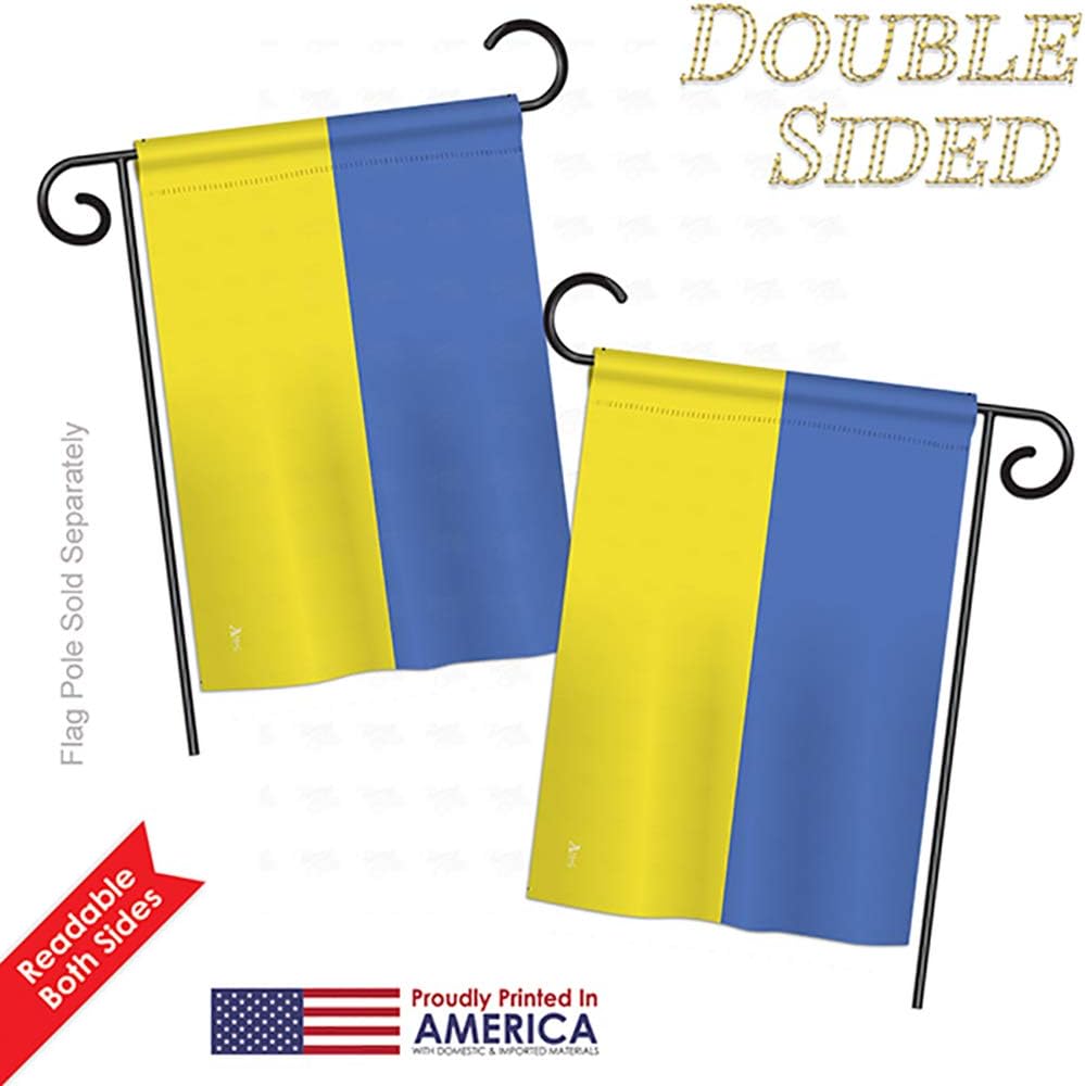 Kit de banderas de Ucrania para casa de jardín, nacionalidad regional, nación internacional, país, área particular, pequeño regalo decorativo, cartel de doble cara, fabricado en Estados Unidos, 28 x 40 pulgadas