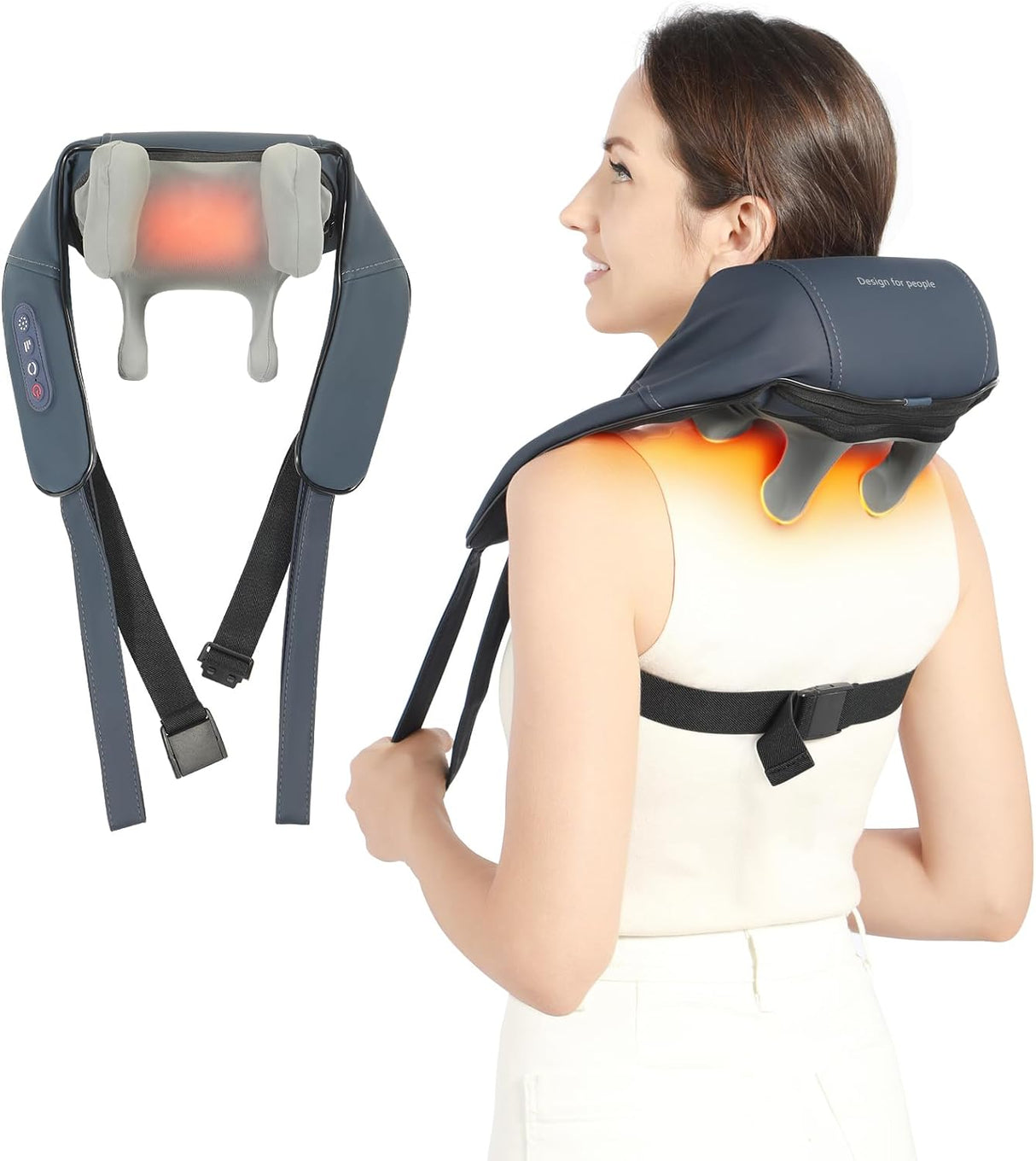 Masajeador de Cuello y Hombros, Infrarrojo, 4D, Sin Cable