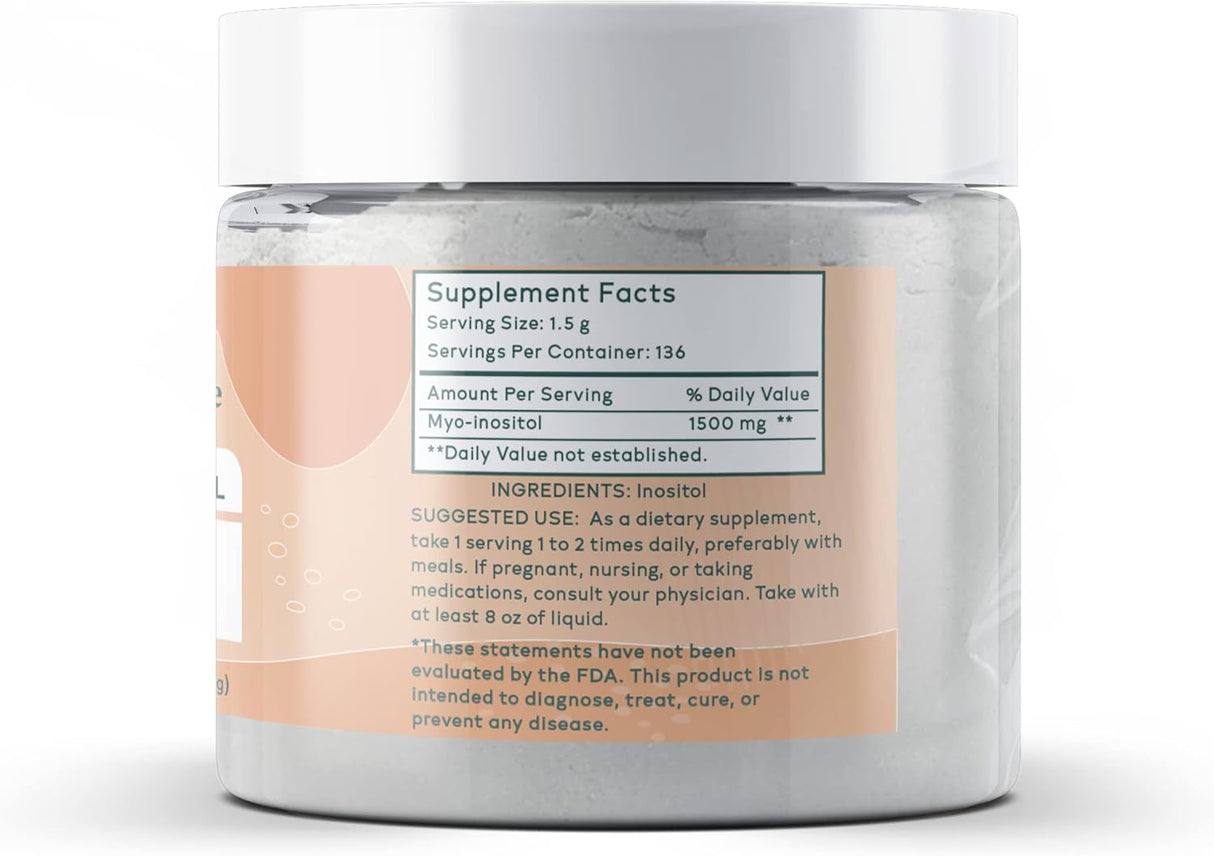 Suplementos Mio-inositol (7 onzas) vitamina B8 aditivos