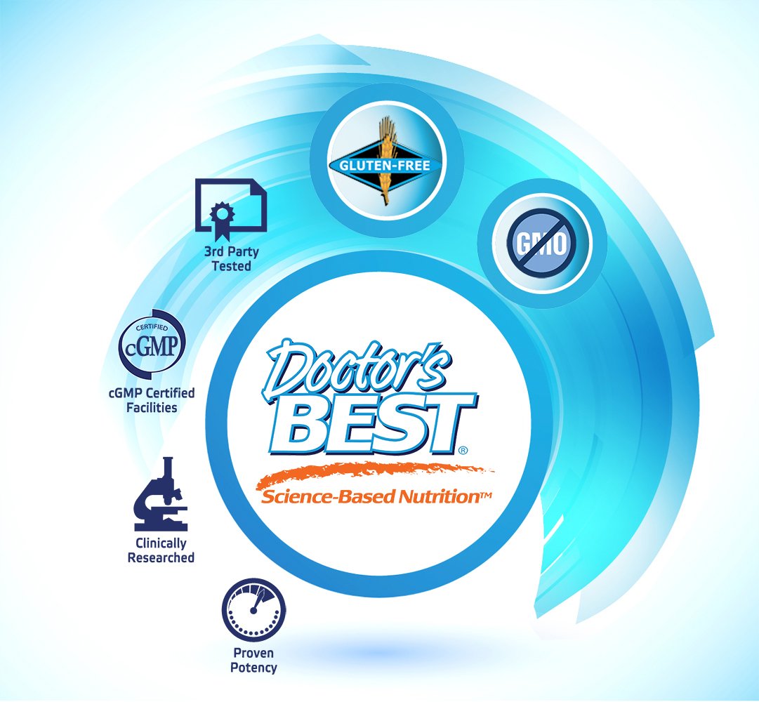 Doctor's Best MSM con OptiMSM, sin OMG, sin gluten