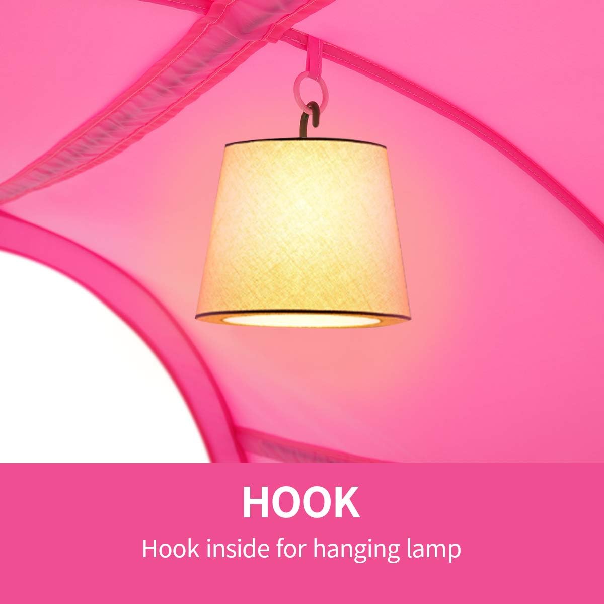 Tienda de campaña tamaño individual cortinas marco portátil