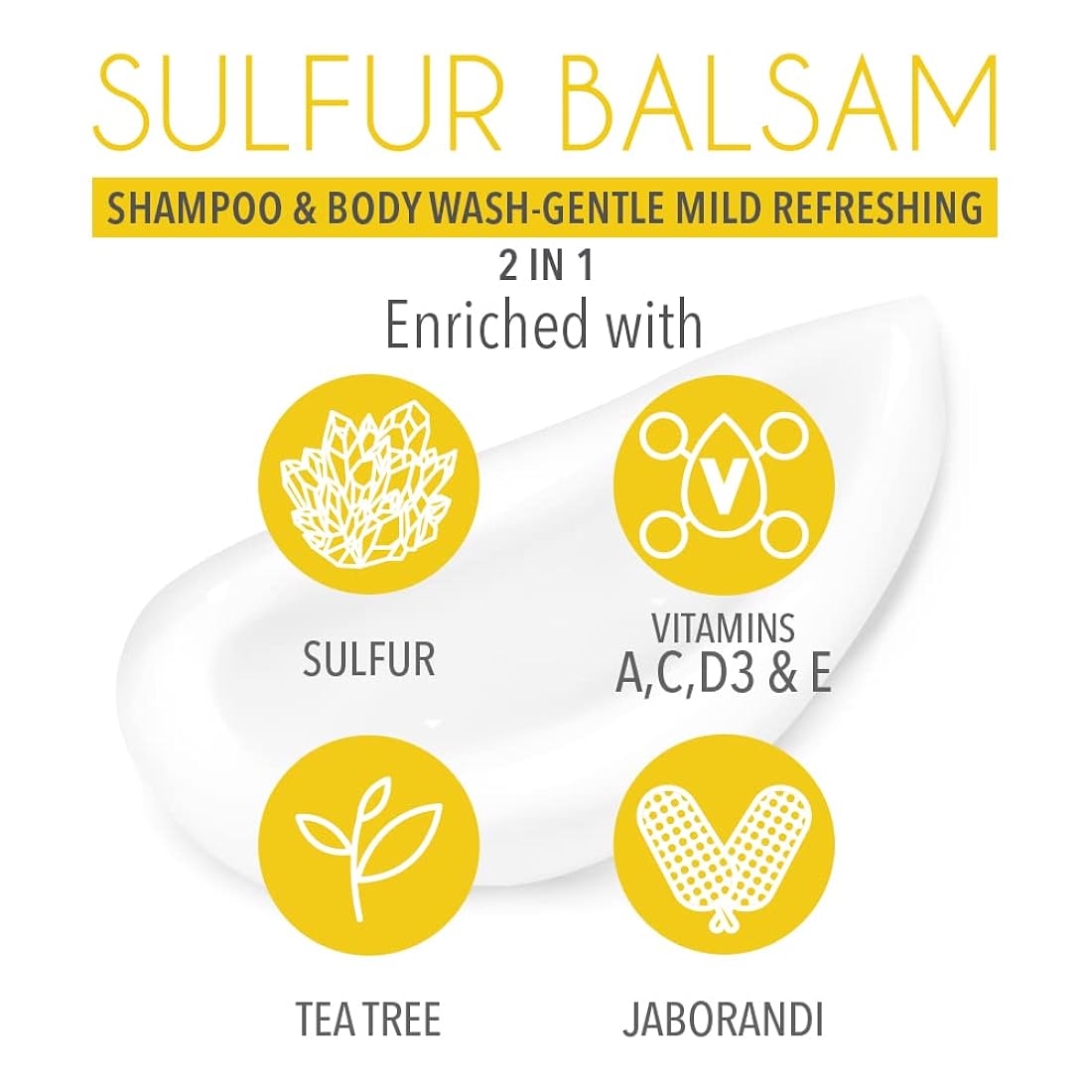 Champú y gel de baño de bálsamo de azufre Dr. Robaina