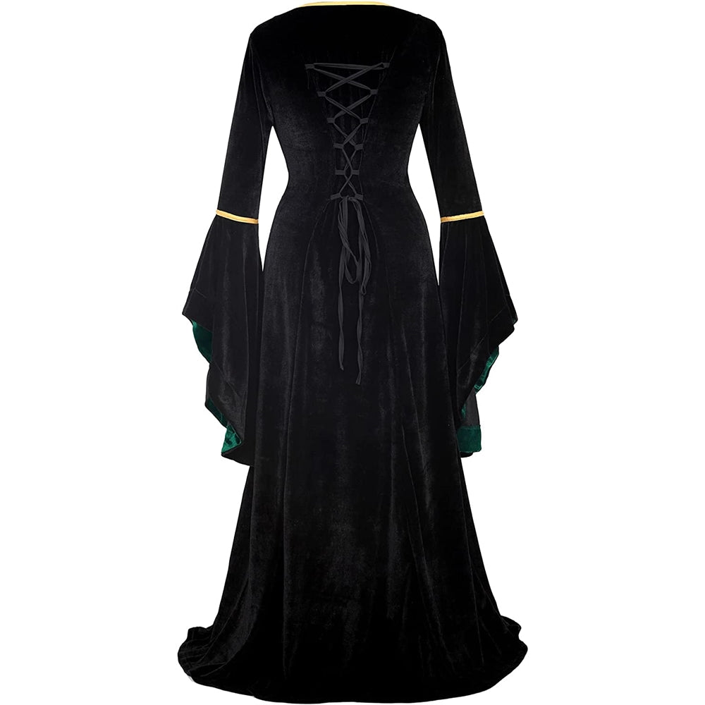 Disfraces de Vestido de época para mujer talla XL verde