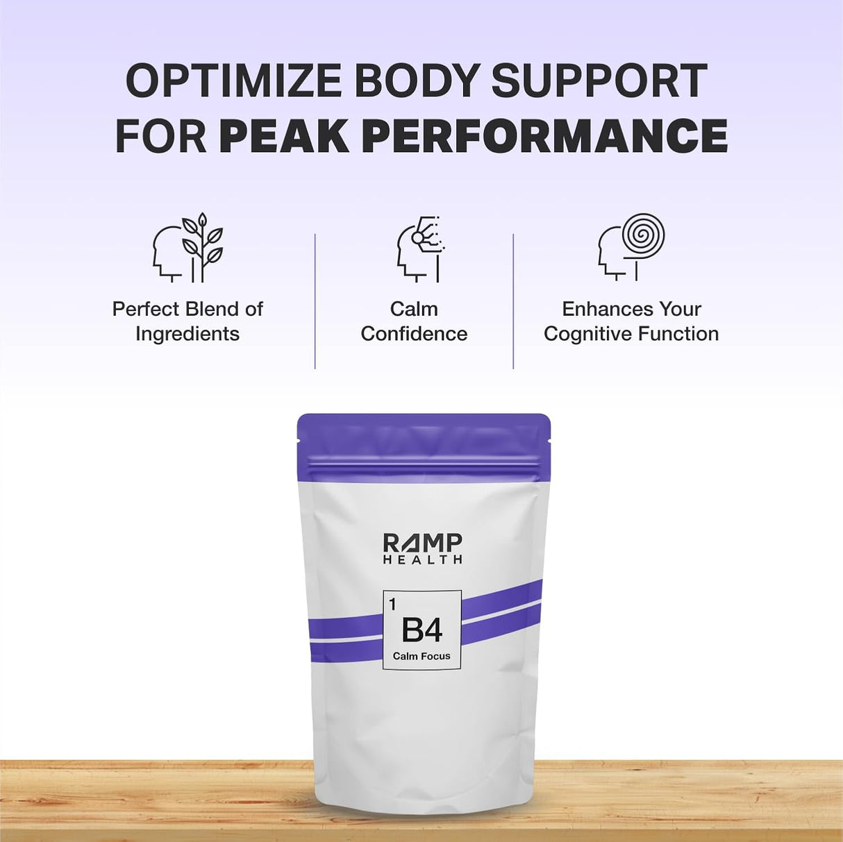 Suplemento B4 Calm Focus - Memoria y Enfoque - 20 Contenido