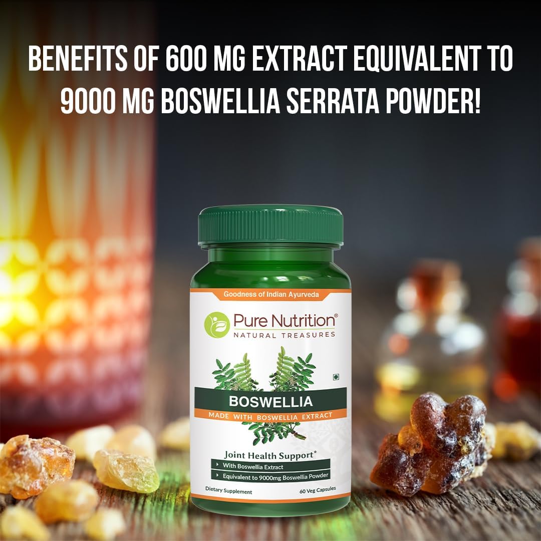 Extracto de Boswellia Serrata 600mg con 65% Ácidos Boswélicos