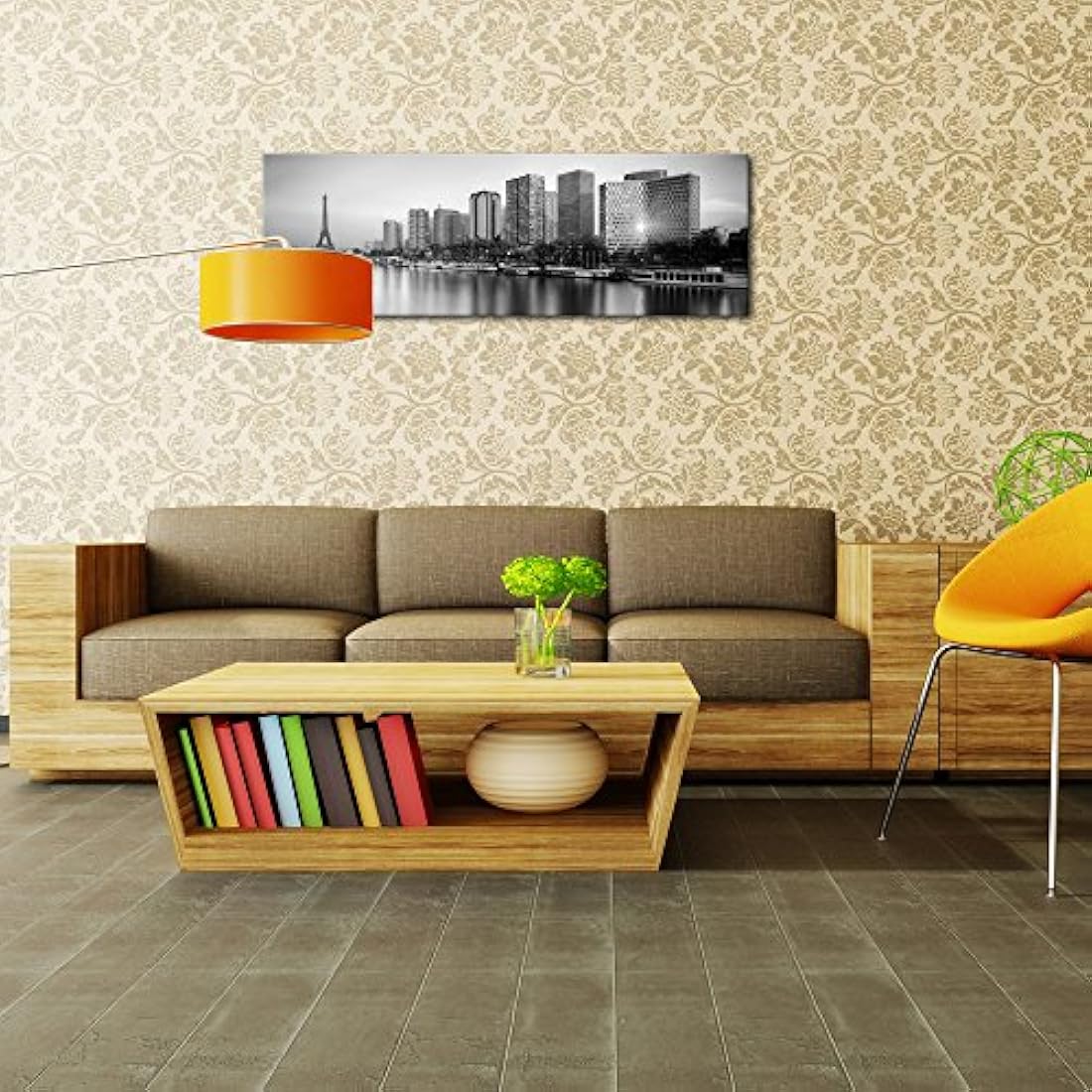 Pyradecor - Imágenes pinturas sobre lona Paris City Skyline