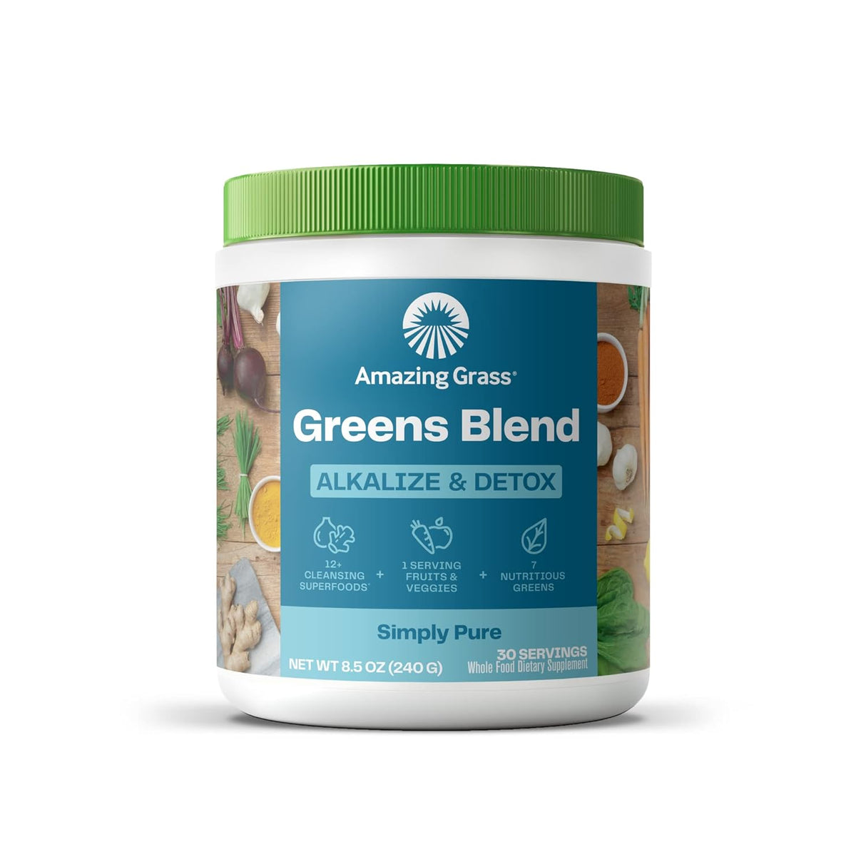 Suplemento Amazing Grass Superfood bayas verdes