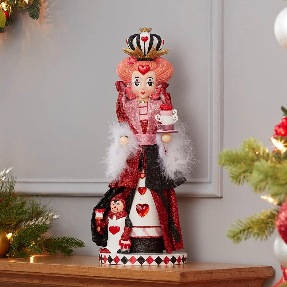 Nutcracker de Reina de Corazones 17.5 pulgadas, Kurt S. Adler