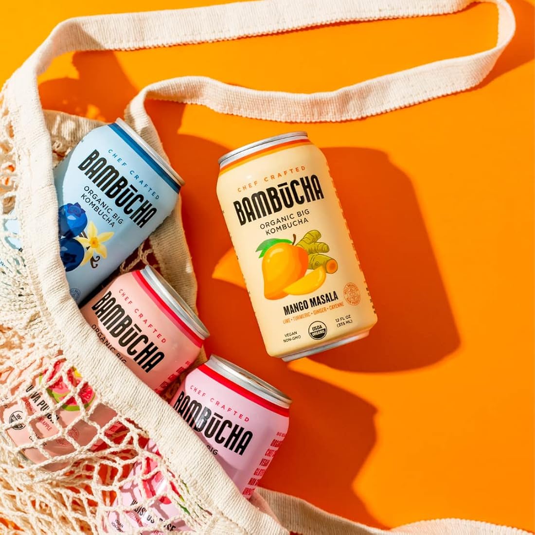 Bambucha Kombucha Paquete variado de 12 unidades