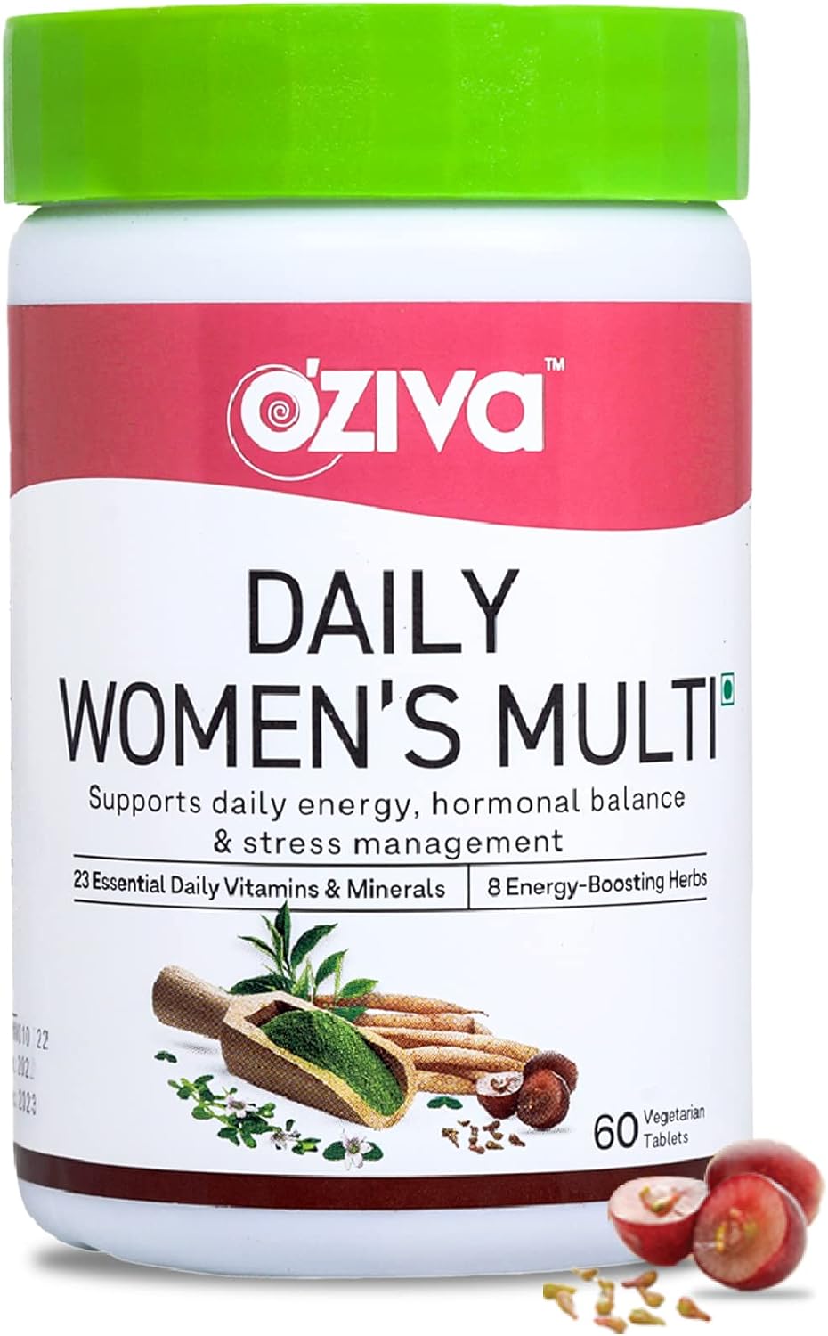 Suplemento Tabletas multivitamínicas diarias para mujer 60u