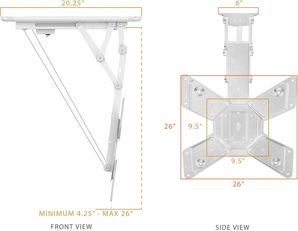 Soporte de TV motorizado Mount-It! con control remoto, 32-55