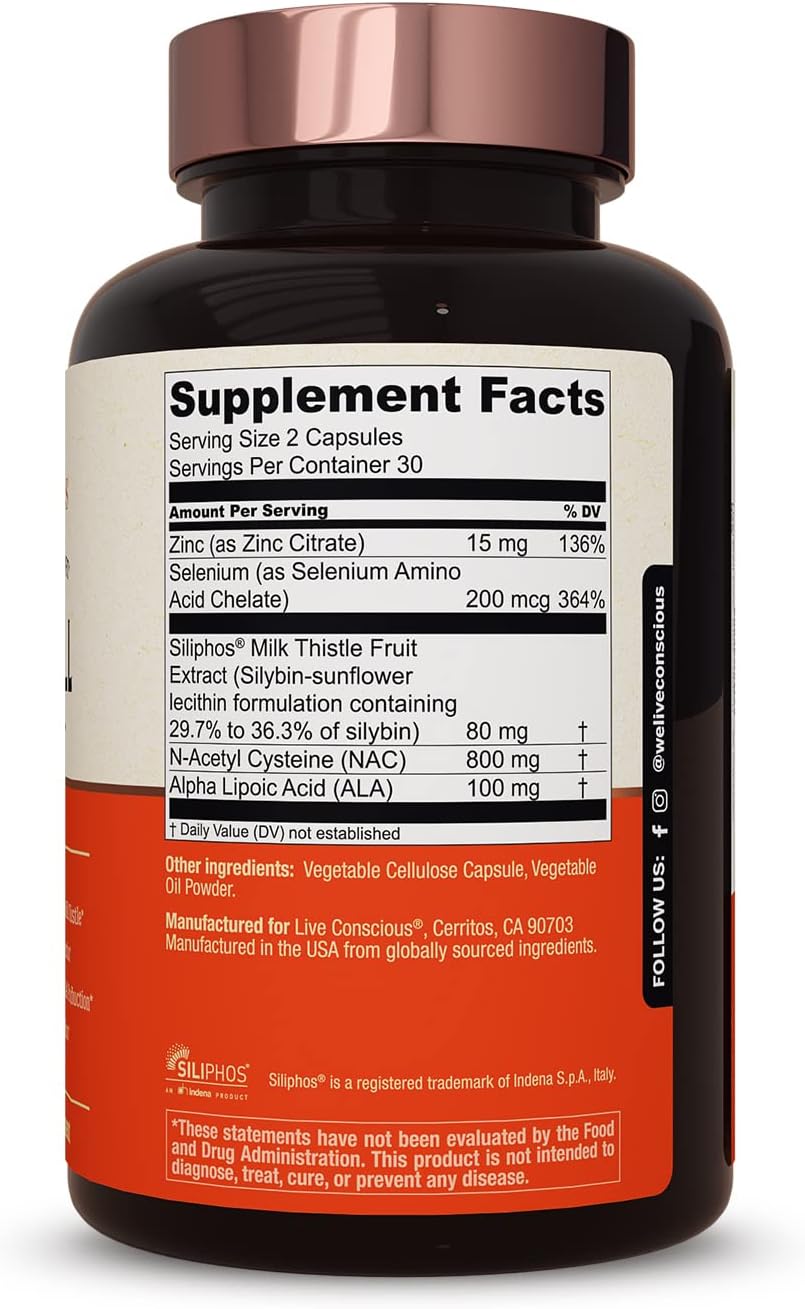 Suplemento Limpieza hepática rejuvenecimiento 60 cápsulas