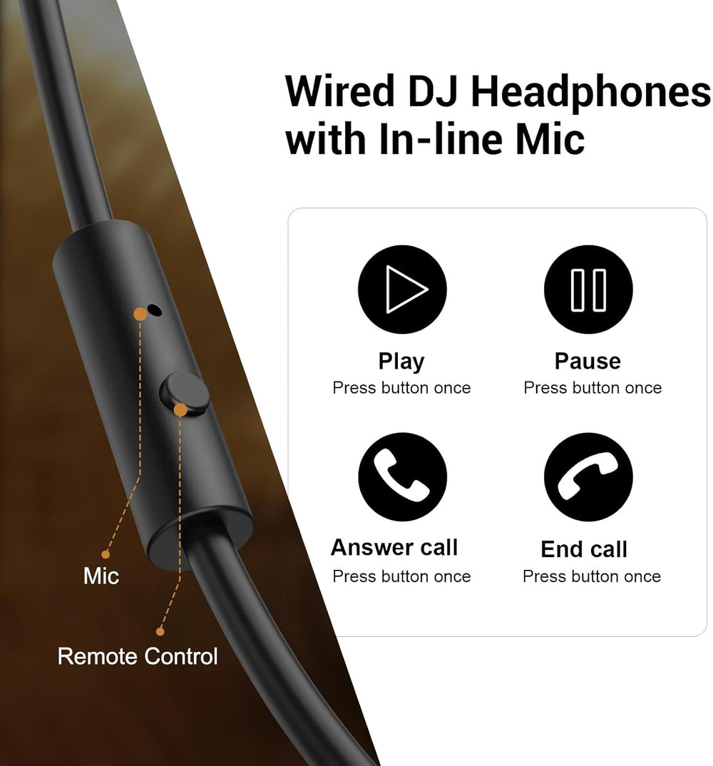 Auriculares OneOdio Monitores 50mm para DJ y Estudio