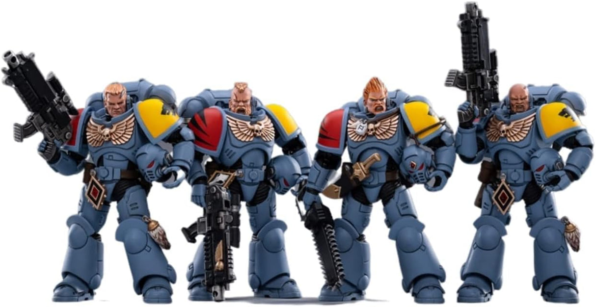 Figura de Acción JOYTOY Space Wolves Pack de 4, Warhammer 40K