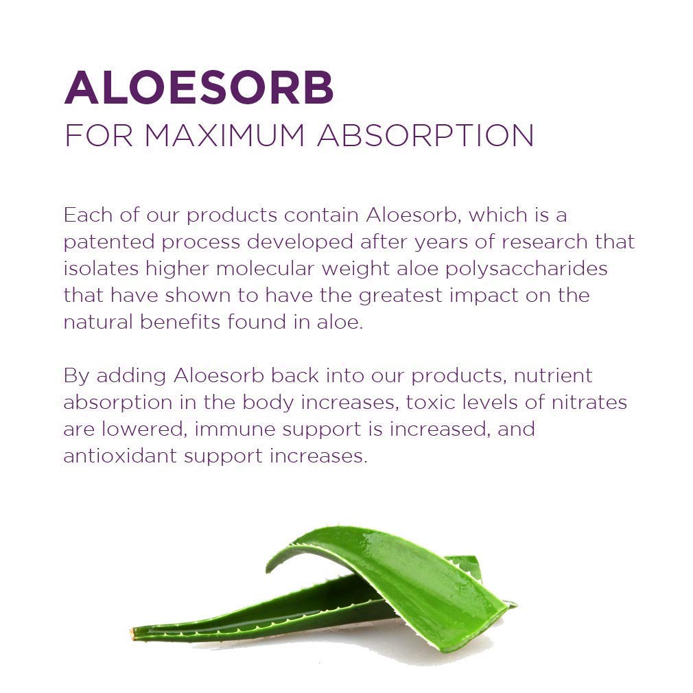 Suplementos Filete interior de aloe vera 32 onza