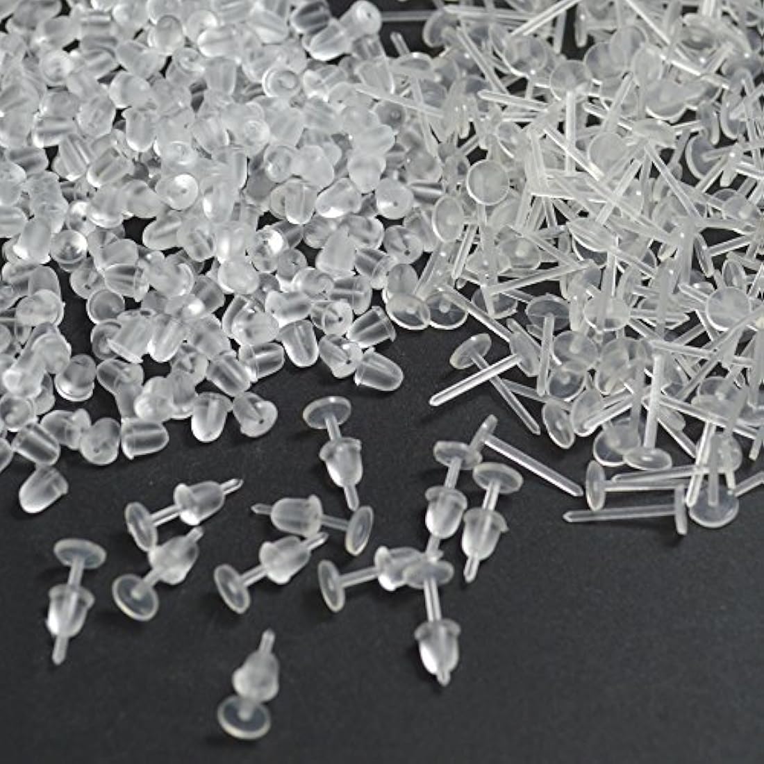 bonayuanda 1000 und de plástico Pad 5 mm Studs pendiente