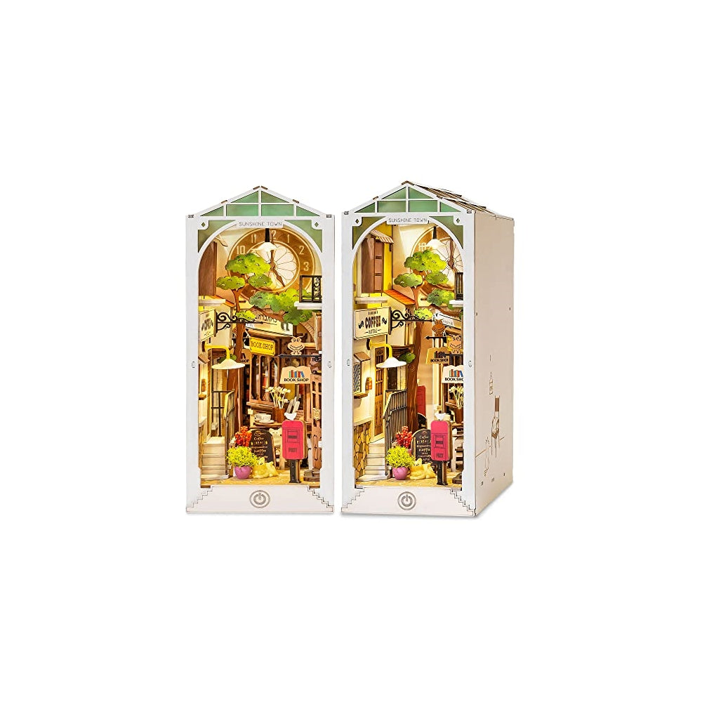 Sujetalibros decorativos de madera para decoración del hogar